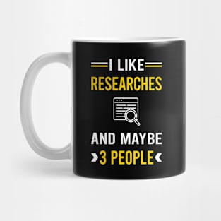 3 People Research Researcher Mug
